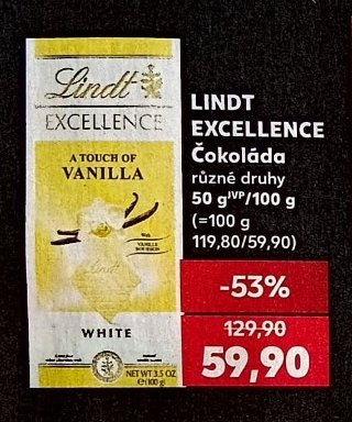 LINDT EXCELLENCE Čokoláda