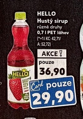 HELLO Hustý sirup