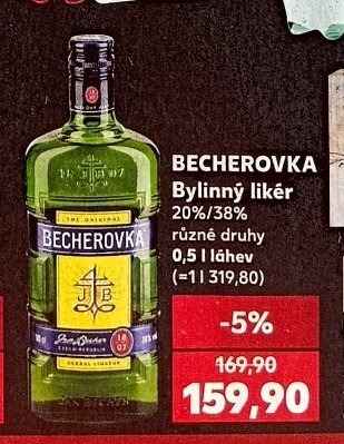 BECHEROVKA Bylinný likér