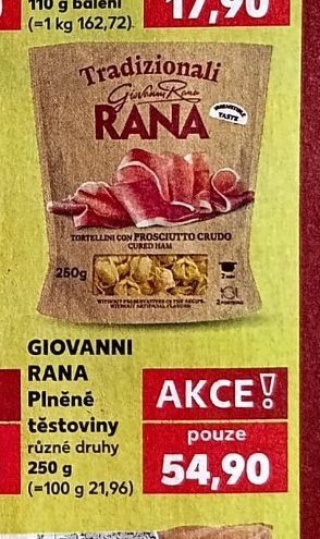 GIOVANNI RANA Plněné těstoviny