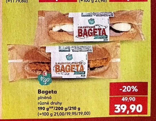 Bageta plněná