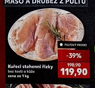 Kuřecí stehenní řízky