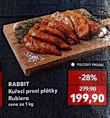 Kuřecí prsní plátky Rubiera