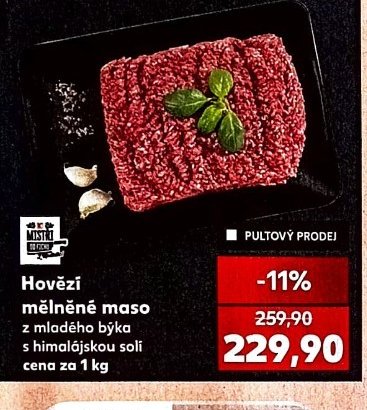 Hovězí mělněné maso