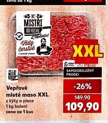 Vepřové mleté maso XXL