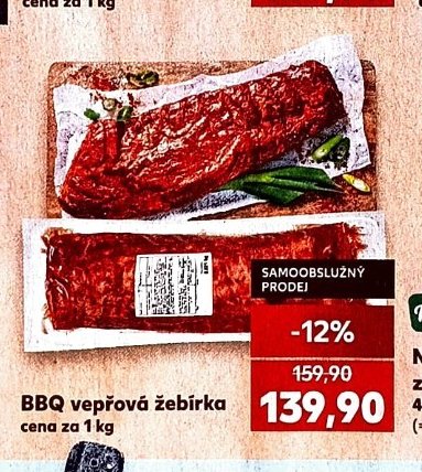 BBQ vepřová žebírka