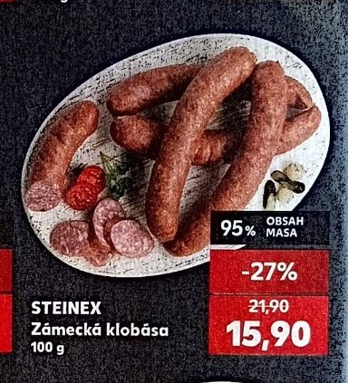 Steinex Zámecká klobása
