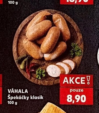 Váhala Špekáčky klasik