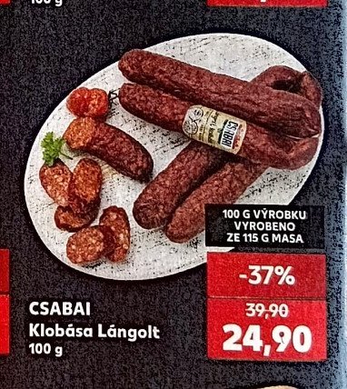 Csabai Klobása Lángolt