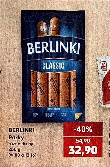BERLINKI Párky