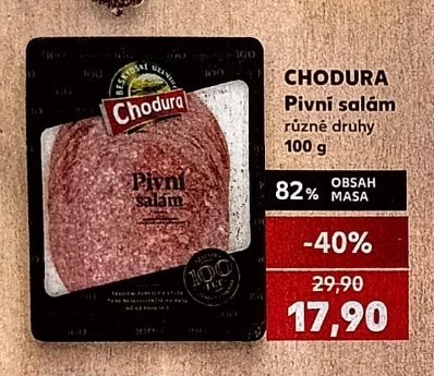 CHODURA Pivní salám