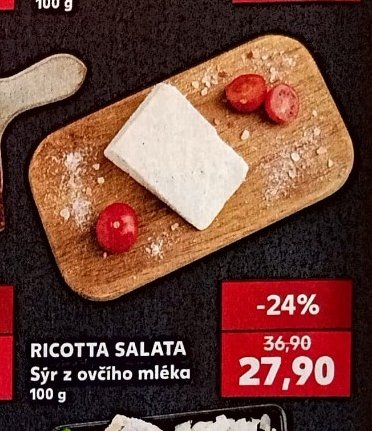 Ricotta Salata Sýr z ovčího mléka