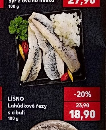 Lišno Lahůdkové řezy s cibulí