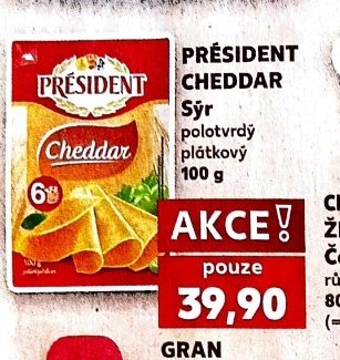 Président Cheddar 100 g