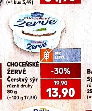 Choceňské žervé 80 g