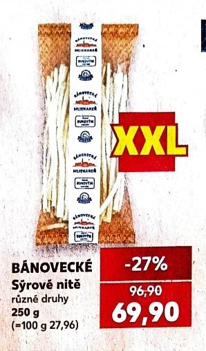Bánovecké sýrové nitě 250 g