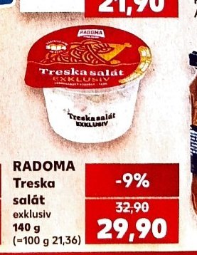 Radoma Treska salát 140 g