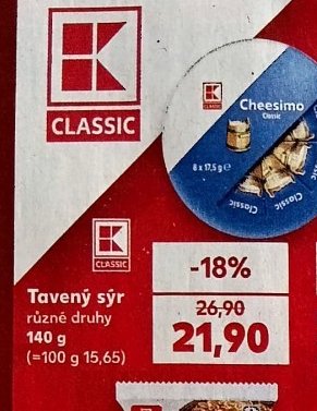 Tavený sýr Classic
