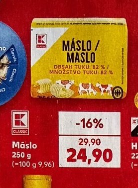 Máslo Classic