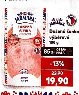 Dušená šunka výběrová