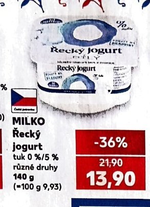 MILKO Řecký jogurt