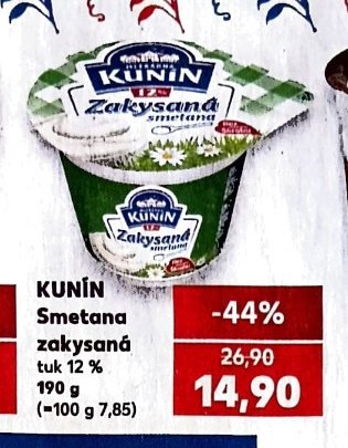 KUNÍN Smetana zakysaná