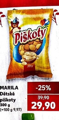 MARILA Dětské piškoty 300 g