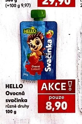 HELLO Ovocná svačinka různé druhy 100 g