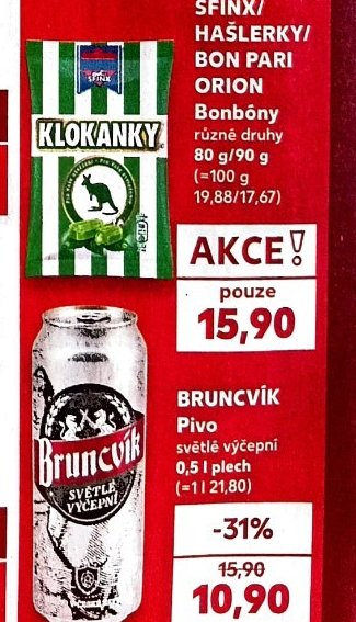 SFINX / HAŠLERKY / BON PARI ORION Bonbóny různé druhy 80 g / 90 g