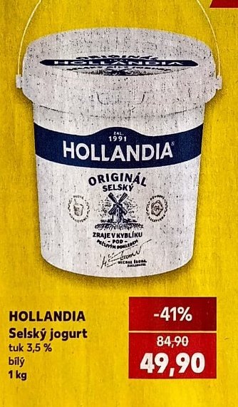 HOLLANDIA Selský jogurt