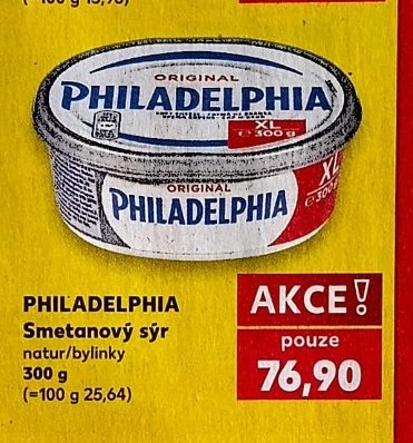 PHILADELPHIA Smetanový sýr 300 g