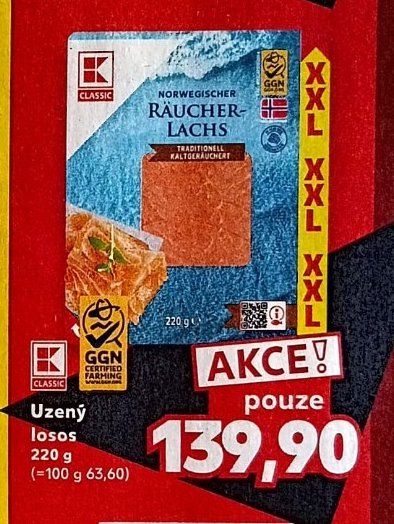 Uzený losos 220 g