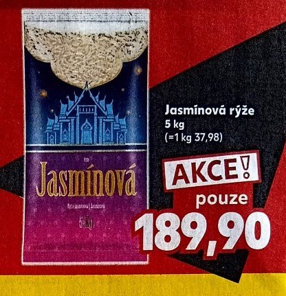 Jasmínová rýže 5 kg