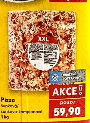 Pizza šunková / šunkovo-žampionová 1 kg