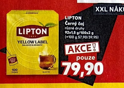 Lipton Yellow Label černý čaj