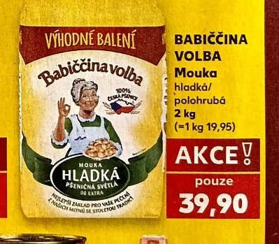 Babiččina volba hladká mouka