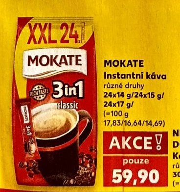 Mokate Instantní káva 3in1