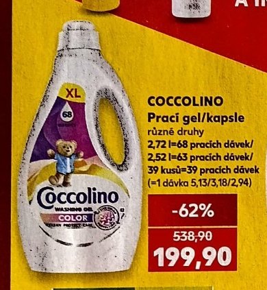 Coccolino Prací gel/kapsle