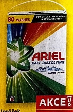 Ariel Prací gel/prášek