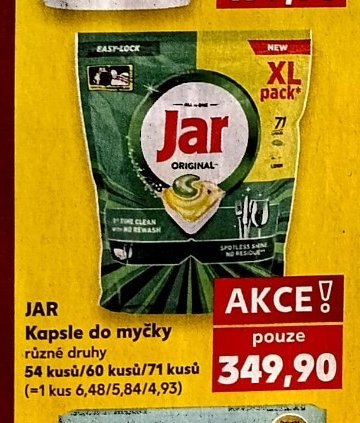 Jar Kapsle do myčky