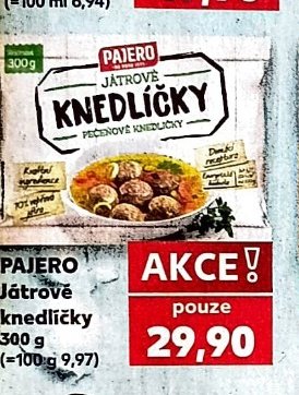 Pajero Játrové knedlíčky 300 g