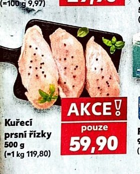 Kuřecí prsní řízky 500 g