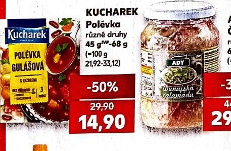 Kucharek Polévka