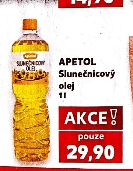 Apetol Slunečnicový olej