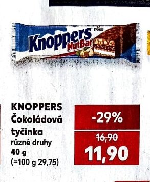 Knoppers Čokoládová tyčinka
