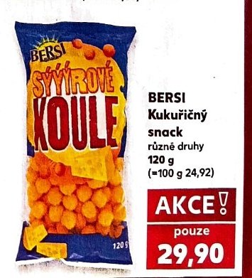 Bersi Kukuřičný snack