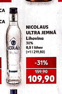 Nicolaus Ultra Jemná Lihovina