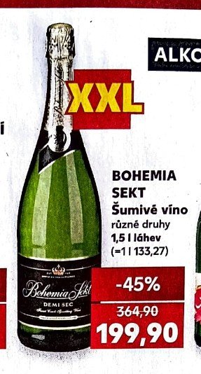 BOHEMIA SEKT Šumivé víno