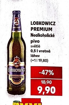 Lobkowicz Premium Nealkoholické pivo