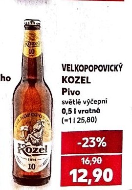 Velkopopovický Kozel Pivo